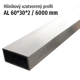 hliníkový hranol 60*30*2.0 / 6000